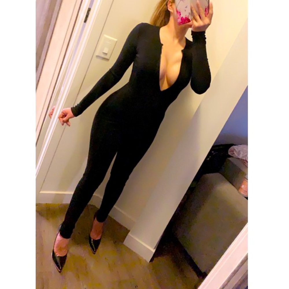 Zipped & Snatched Long Sleeve Jumpsuit